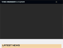 Tablet Screenshot of humanlegion.com